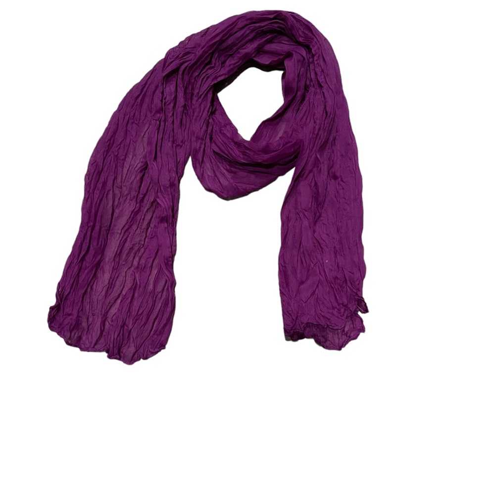 GORGEOUS PURPLE SCARF.   BL/RD04